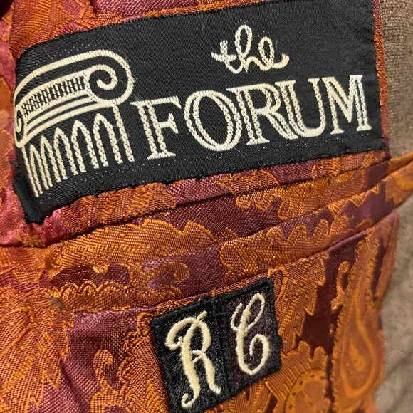 THE FORUM VINTAGE CUSTOM TAILORED WOOL BLAZER SIZE S - Picture 13 of 13